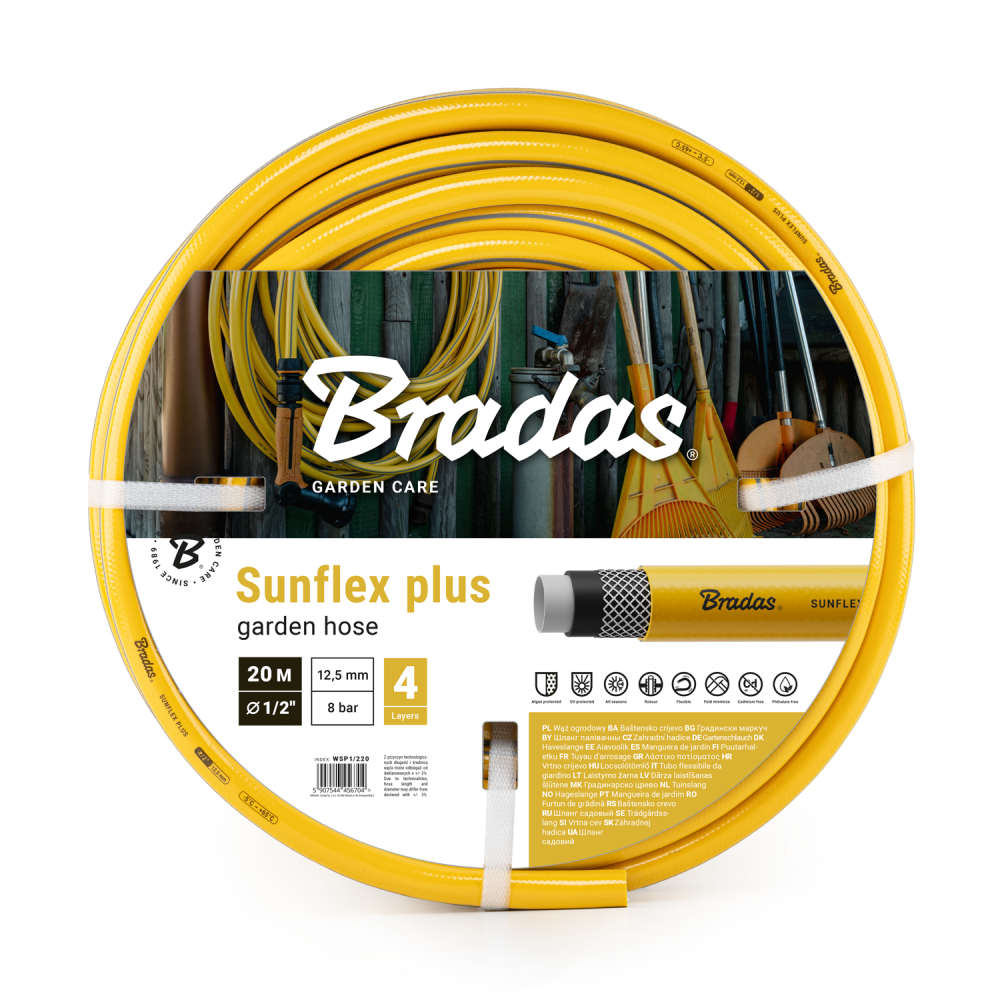 Bradas Sunflex Plus anti-knik tuinslang 1/2 inch 30 meter
