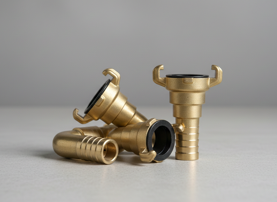 Geka koppeling van messing met klauwsluiting – snelkoppeling voor tuinslang of waterleiding