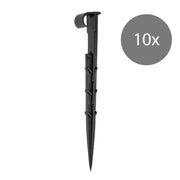 Bradas Buisklem Grondklem 16 mm Set van 10 Stuks - Stevige Slangbevestiging voor Irrigatie