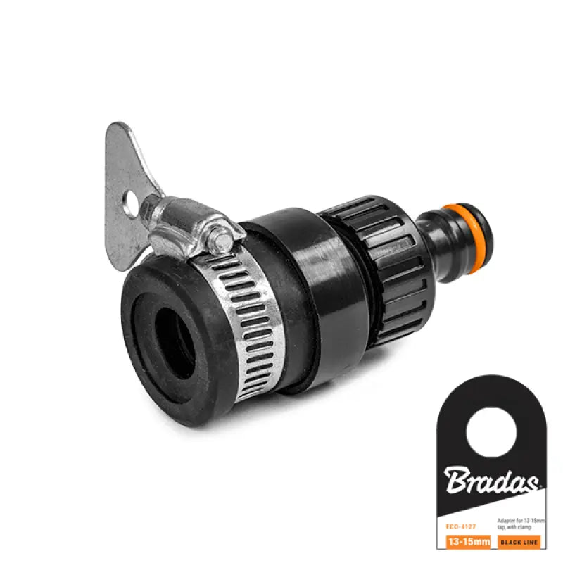 Bradas BLACK LINE Waterdief Kraanadapter 13-15mm - Bradas.nl