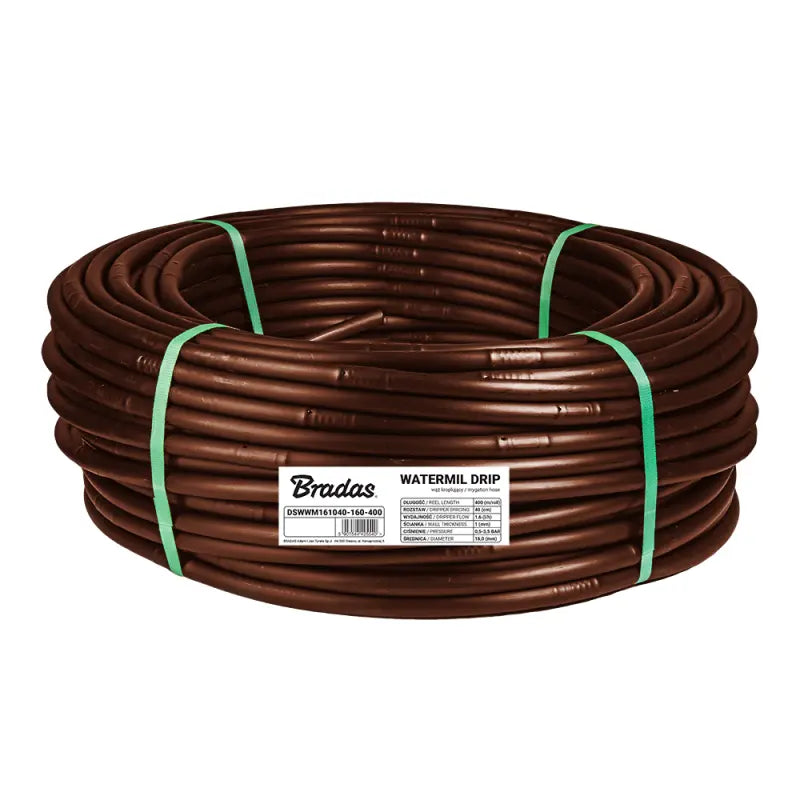 Bradas Druppelslang 16mm - Watermil Drip Brown - Bradas.nl