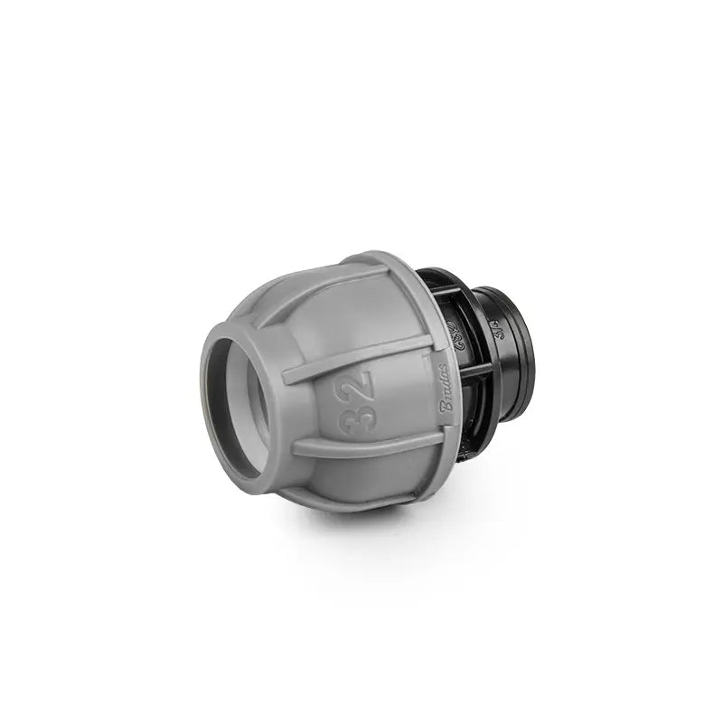 Bradas PN10 koppeling 20 mm / 19 mm (3/4") vrouwelijk voor PE-leidingen, verkrijgbaar bij Bradas.nl
