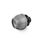 Bradas PN10 Koppeling 40 mm / 25 mm (1") Mannelijk voor PE-leidingen - Tyleenslang - Bradas.nl
