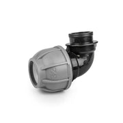 Bradas PN10 Bocht 20 mm / 13 mm (1/2") vrouwelijk voor PE-leidingen - Tyleenslang