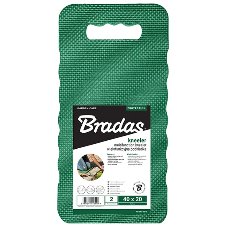 Groene Multifunctionele Kniemat voor tuinieren en bouw - Bradas.nl
