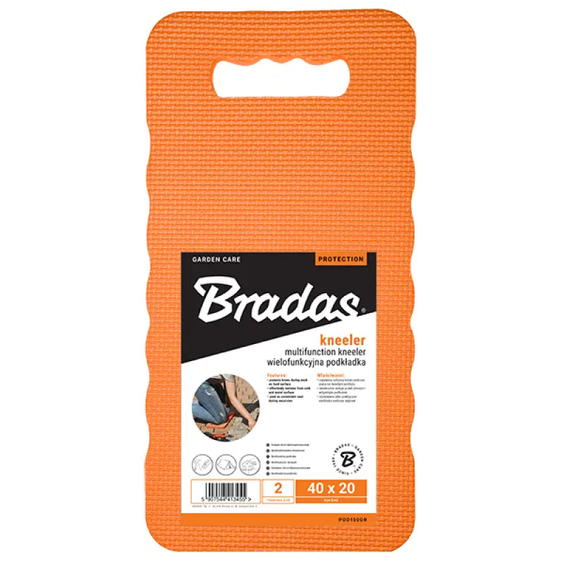 Oranje kniemat voor comfortabel werken - Bradas.nl