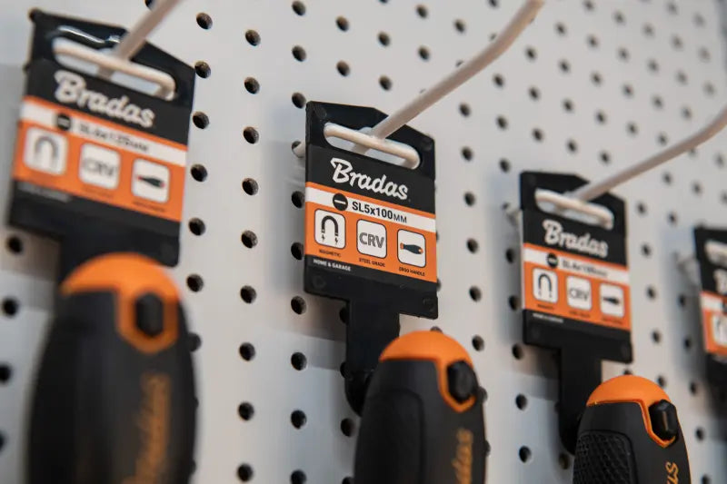 Bradas platte schroevendraaier 125mm voor huis en garage verkrijgbaar bij Bradas.nl