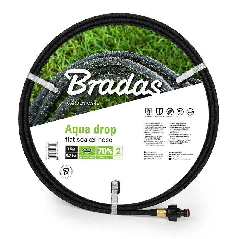 Flexibele waterbesparende soaker hose van Bradas