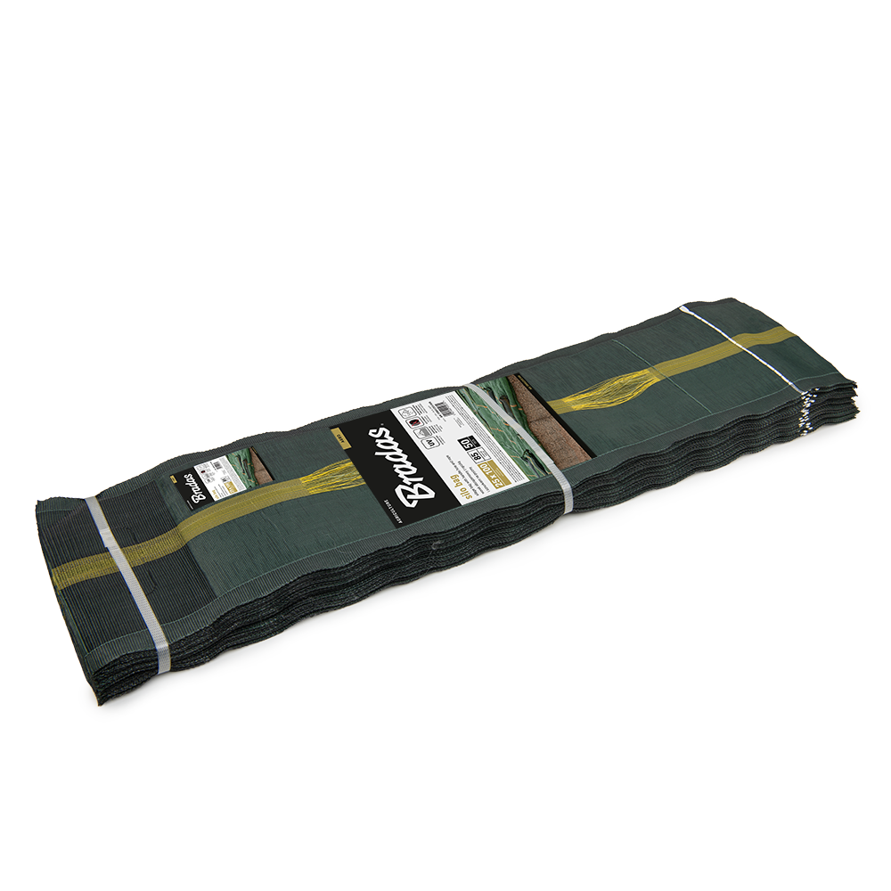 Detail van Bradas zandslurf met strap en handvatten voor eenvoudig gebruik.