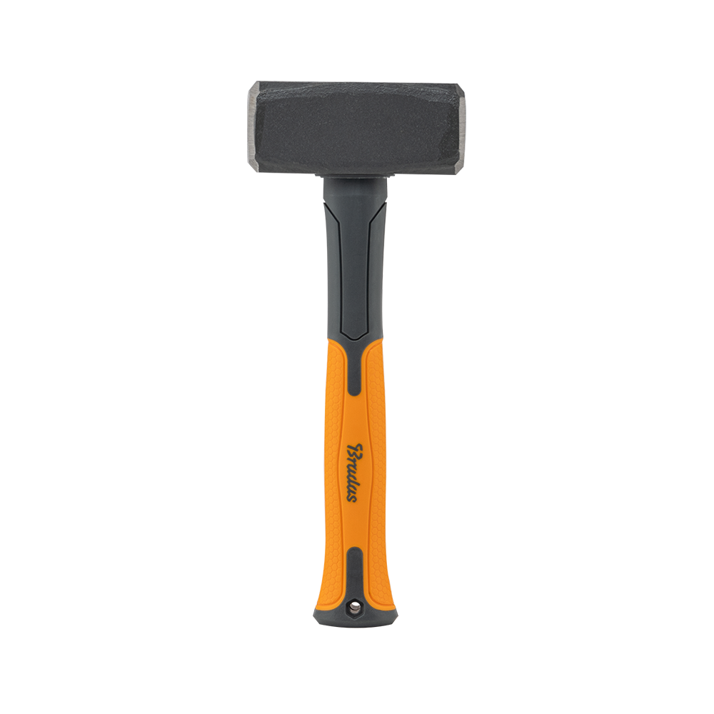 Bradas steenhamer 2000g met fiberglas handvat en antislip greep.