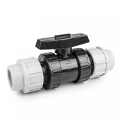 Tyleen koppeling klep 32 mm x 32 mm – Bradas PN16 afsluitkraan voor professionele beregeningssystemen