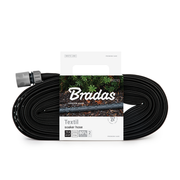 Bradas textiel druppelslang 15 meter – waterbesparende tuinslang voor plantenbewatering bovengronds of ondergronds