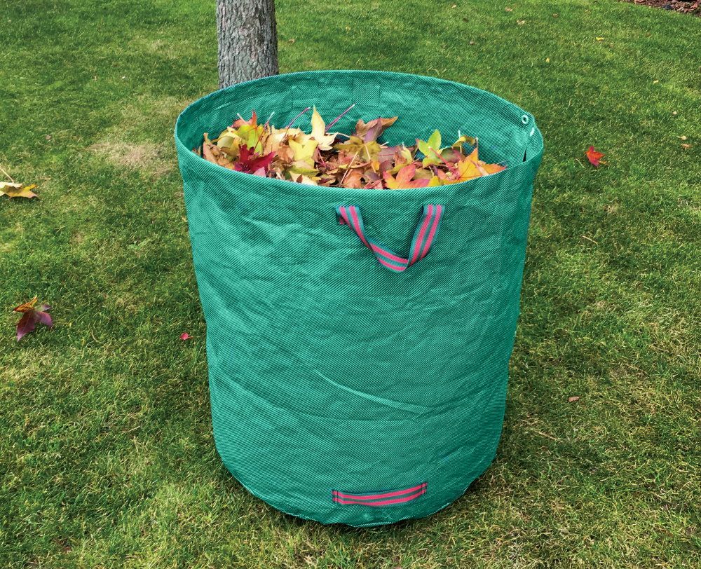 Detailweergave van de stevige handgrepen van de Bradas tuinafvalzak