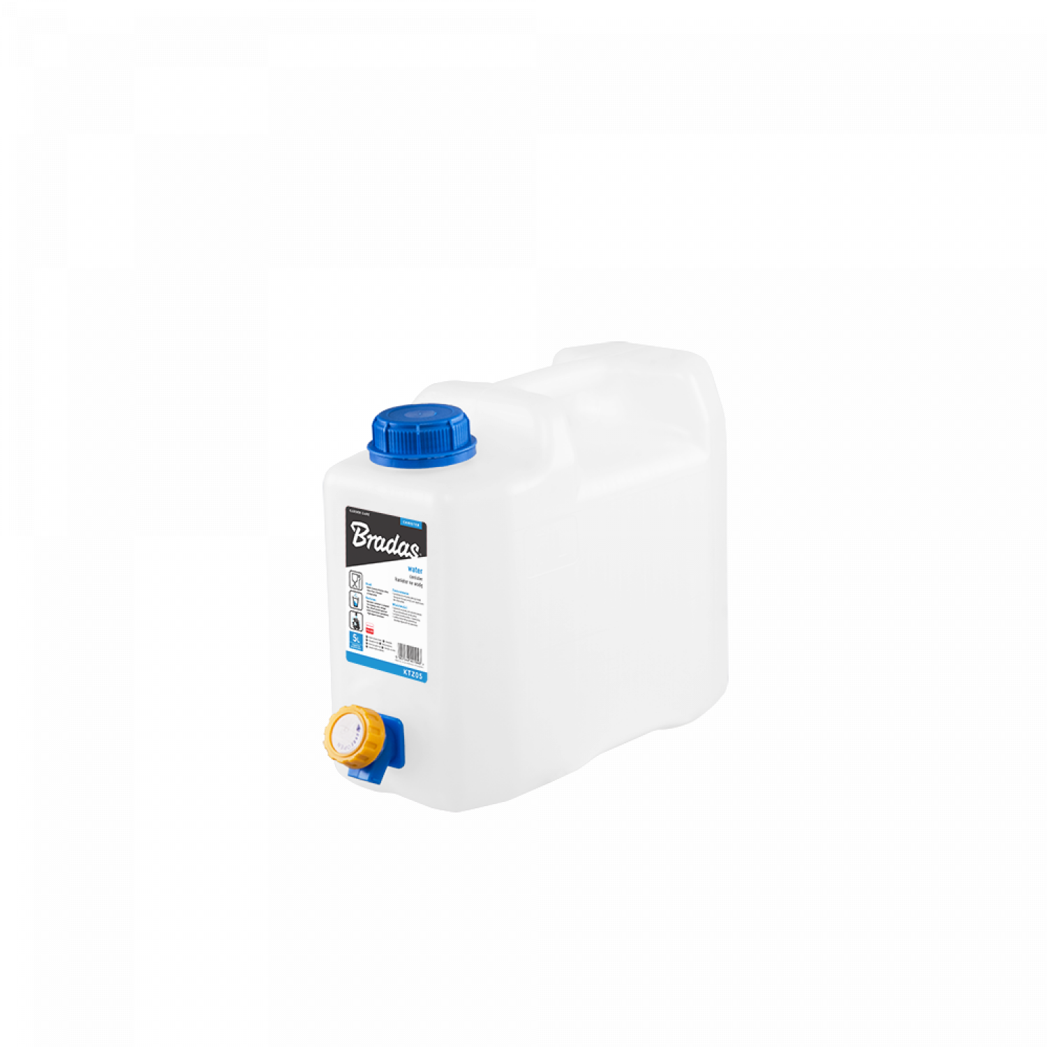 Bradas Waterjerrycan met Kraan - Voedselveilig voor Drinkwater en Camping