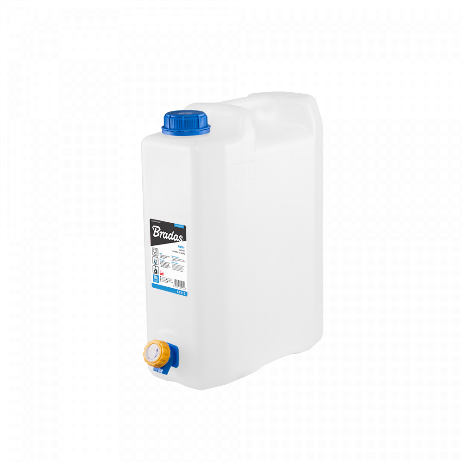 Bradas Waterjerrycan met Kraan - Voedselveilig voor Drinkwater en Camping