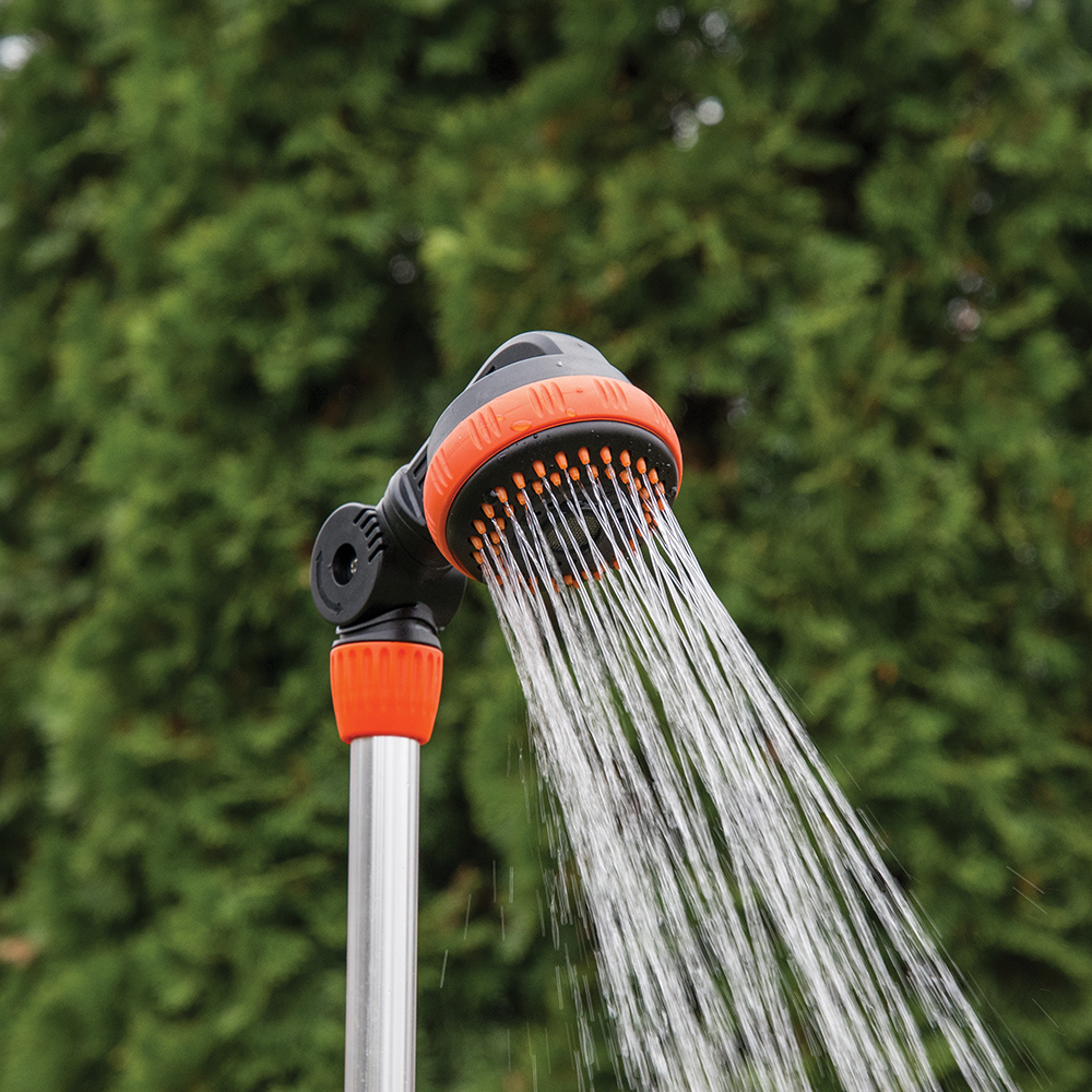 Verfrissende tuindouche met 3 sproeistanden