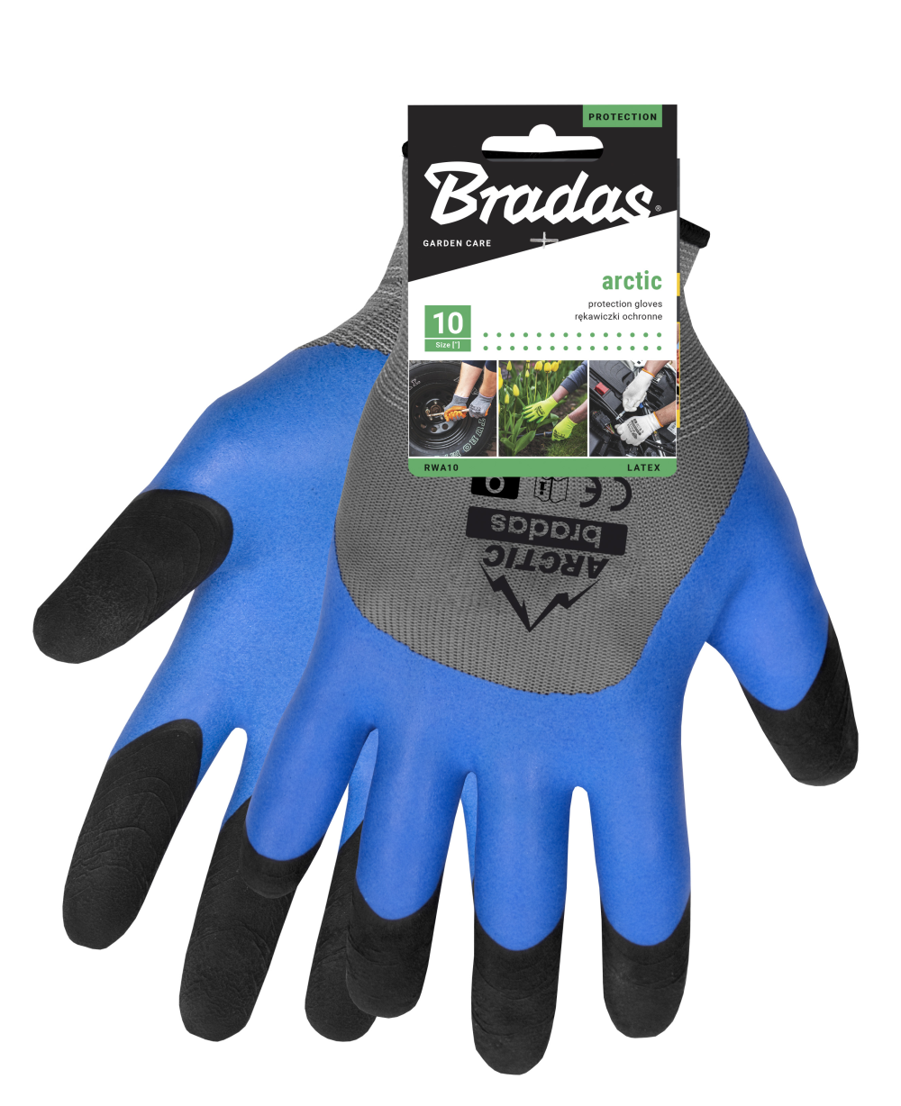 Bradas ARCTIC Latex Werkhandschoenen Maat 7 - Grip en Bescherming