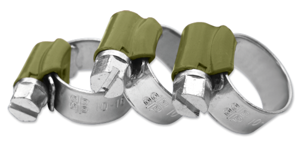 Bradas slangklem 10–16 mm wormschroef 9 mm band