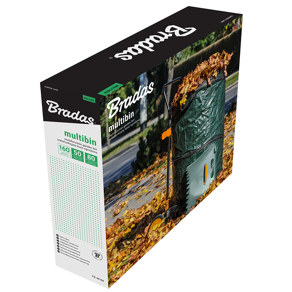 Bradas tuinafvalzak 160 liter voor bladeren en groenafval
