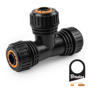 Bradas BLACK LINE T-stuk koppeling 19 mm
