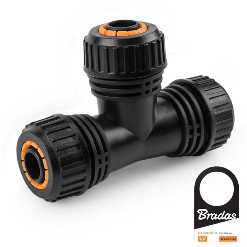 Bradas BLACK LINE T-stuk koppeling 19 mm
