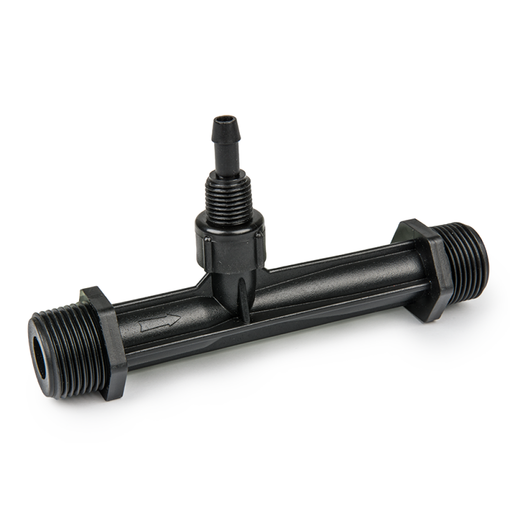 Bradas micro irrigatie injector T-stuk 3/4 buitendraad