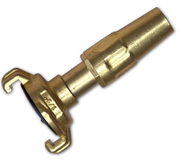 Bradas Geka rechte nozzle 1/2 inch met klauwkoppeling