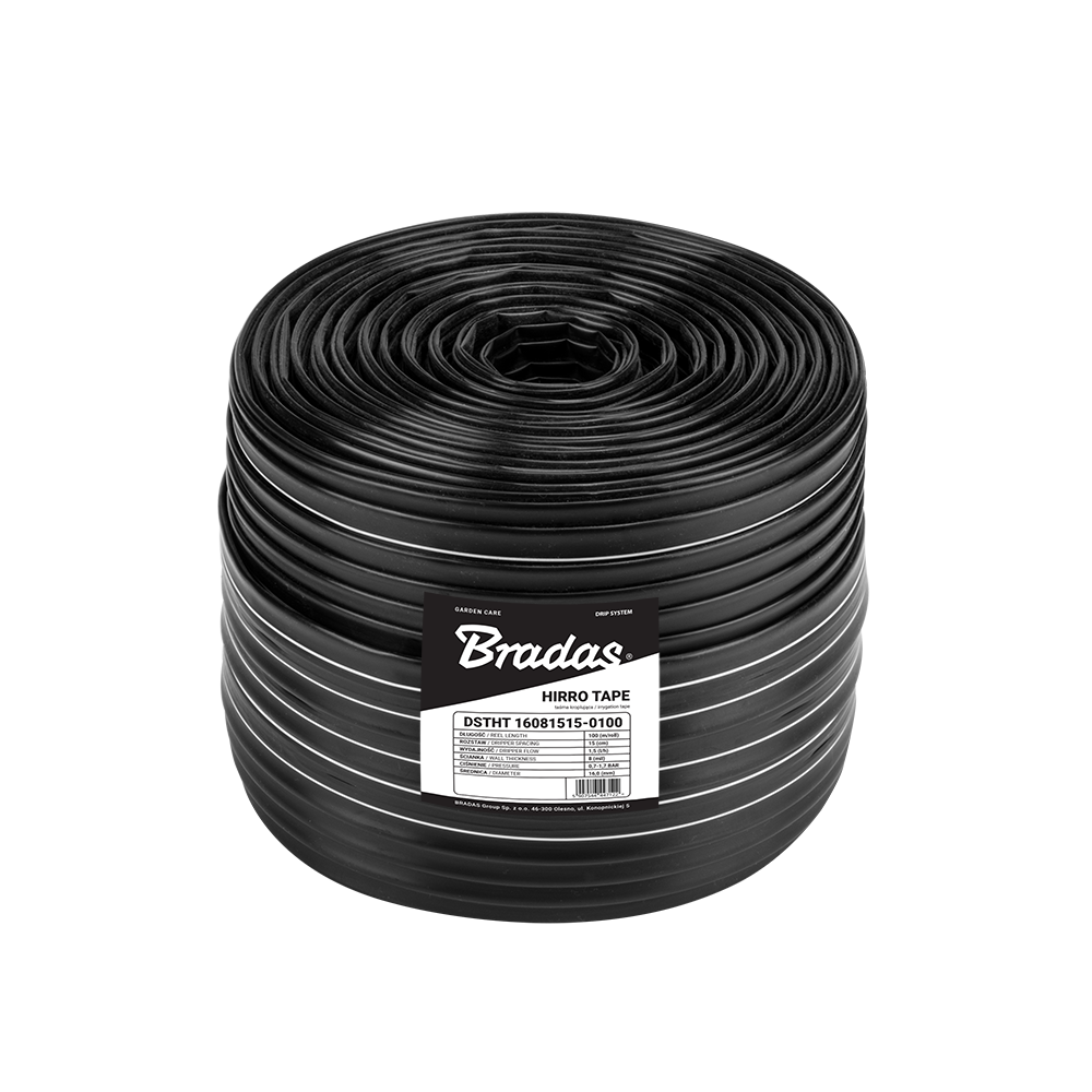 Druppeltape 16 mm voor rijgewassen en groenten

