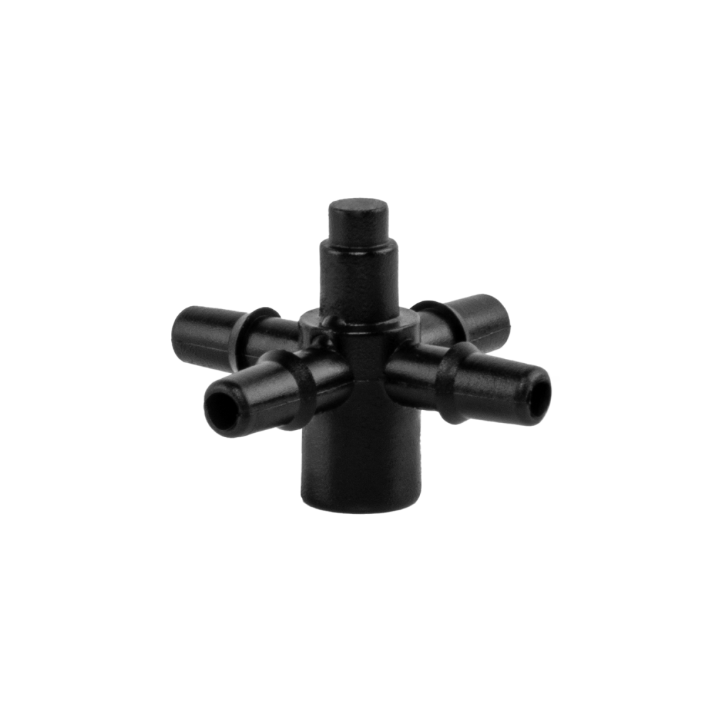 Bradas micro irrigatie 4-weg verdeler 3 x 5 mm