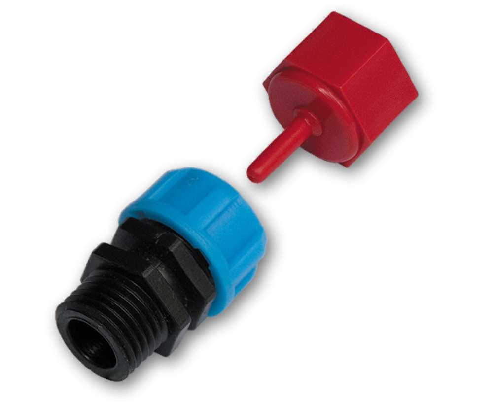 Adapter met 1/4 binnendraad voor waterdrukmeting