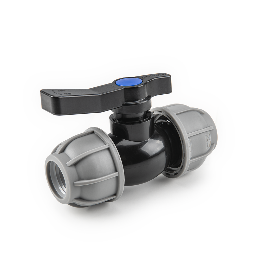 Bradas Tyleen Koppeling PN10 Klep 25 mm x 25 mm - Snel Je Waterleiding Afsluiten