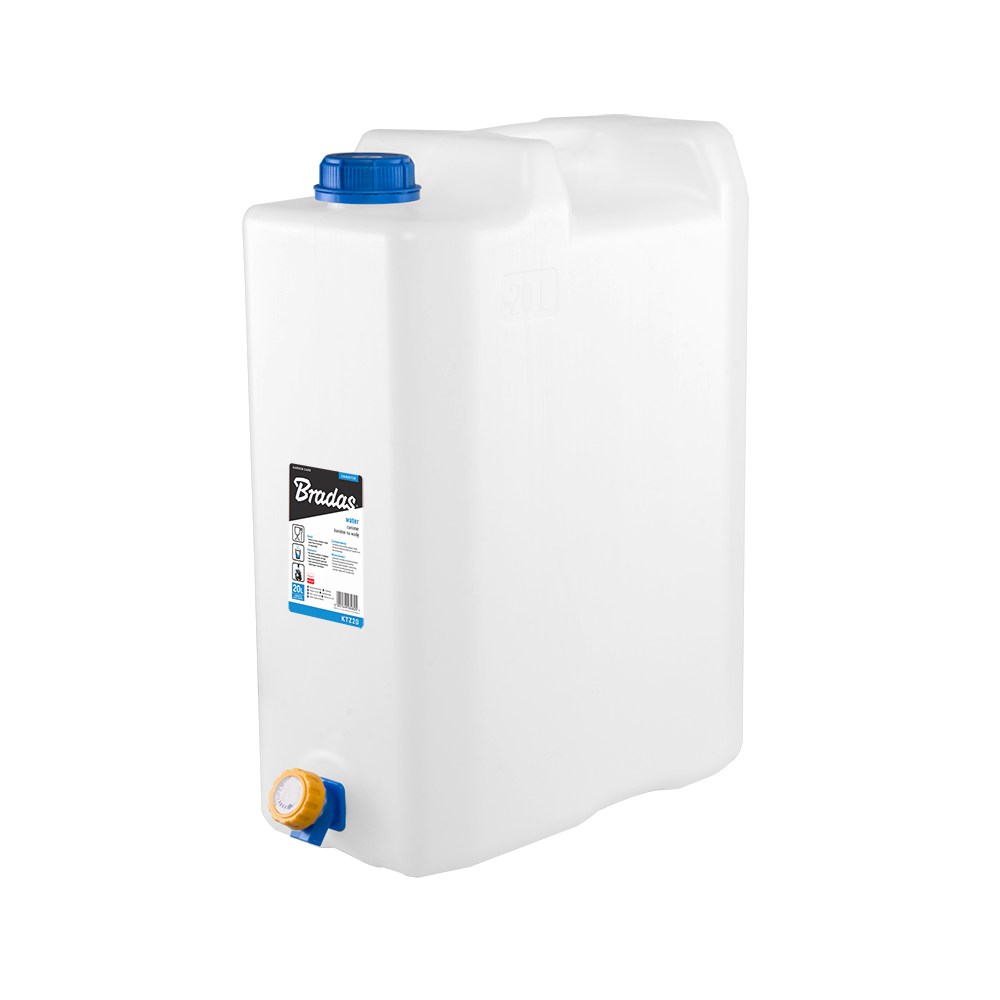 Bradas Waterjerrycan met Kraan - Voedselveilig voor Drinkwater en Camping