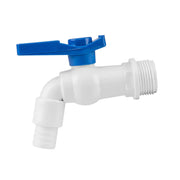 Bradas kunststof kraan met 19 mm (3/4") binnendraad aansluiting Bradas