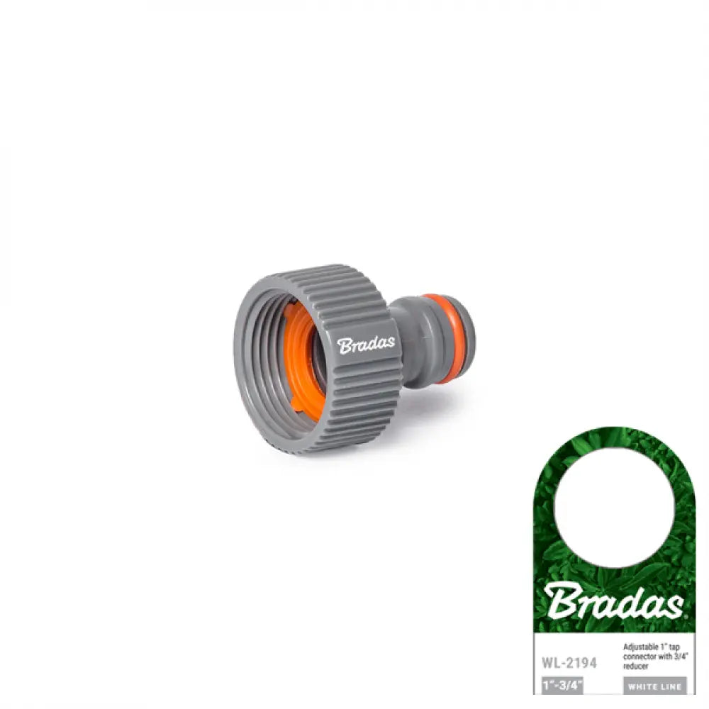 Bradas WHITE LINE Kraanadapter 19 mm (3/4") vrouwelijk voor tuinslangen.