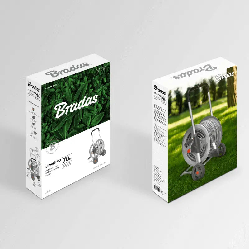 Bradas SILVER PRO Metalen Wagen voor 1/2" 70m Slang Bradas.nl
