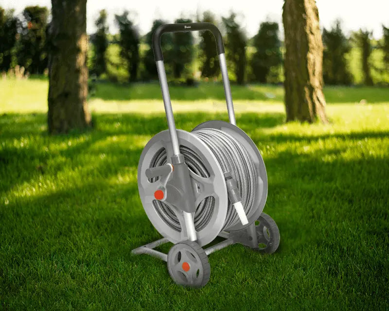 Bradas SILVER PRO Metalen Wagen voor 1/2" 70m Slang Bradas.nl