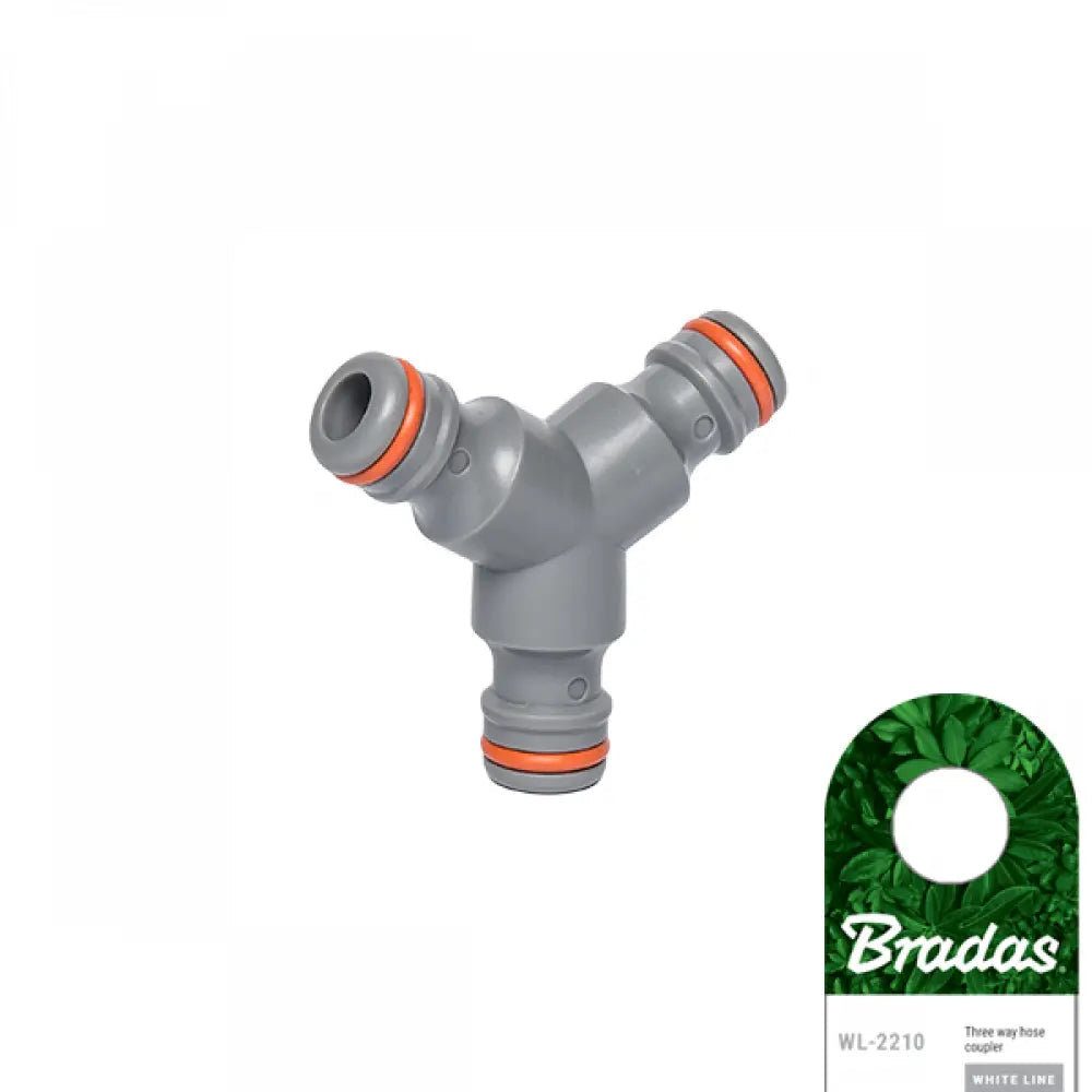Bradas WHTIE LINE koppeling voor drie aansluitingen Bradas