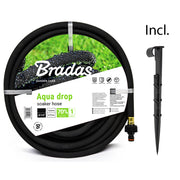 Bradas Aqua Drop Zweetslang 1/2" - Waterbesparend Inclusief Grondpennen
